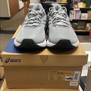 ASICS Men's GT-1000 12 Gray Running Shoes